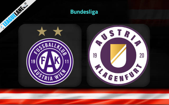 Klagenfurt vs Austria  Wien Prediction and Match Preview