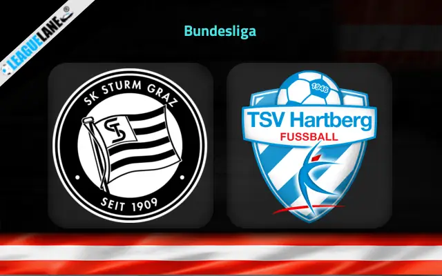 Sturm Graz vs Hartberg Prediction & Betting Tips