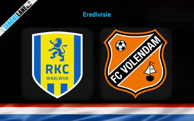Waalwijk vs FC Volendam Prediction & Match Preview