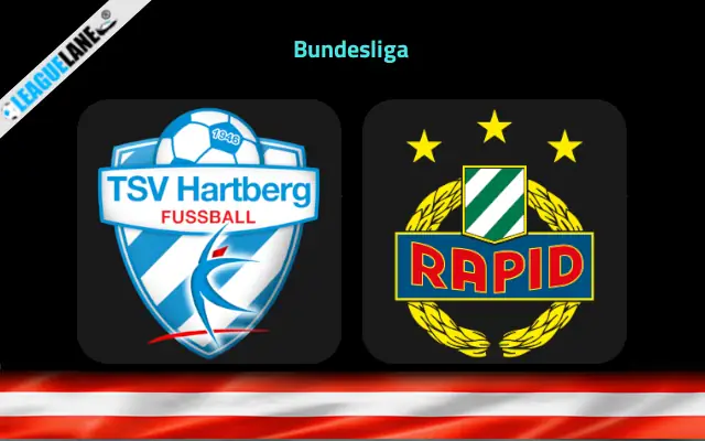 Hartberg vs Rapid Wien Prediction & Match Preview