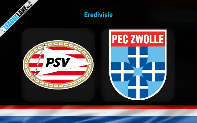 PSV Eindhoven vs PEC Zwolle Prediction & Betting Tips