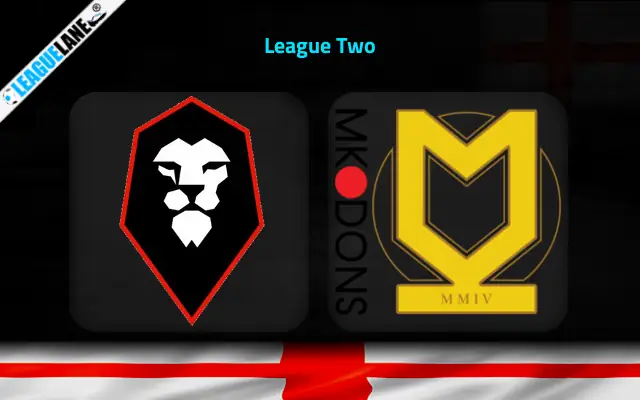 Salford City vs MK Dons Prediction & Betting Tips