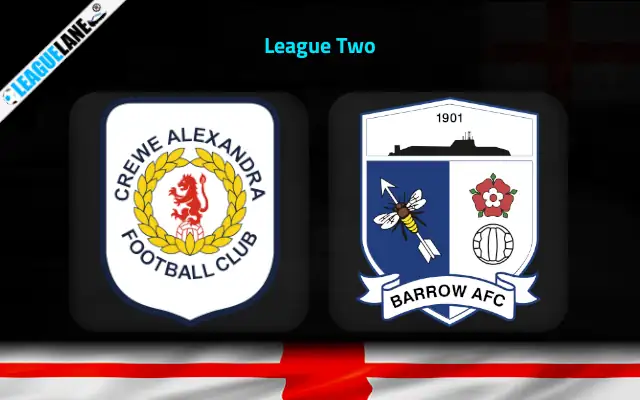 Crewe vs Barrow Prediction & Match Preview