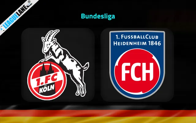 FC Koln vs Heidenheim Prediction & Betting Tips