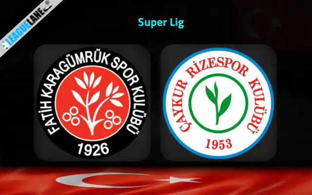 Fatih Karagumruk vs Rizespor Prediction & Betting Tips