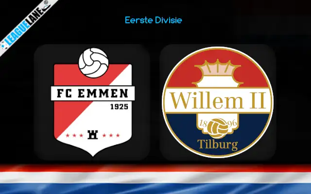 FC Emmen vs Willem II Prediction & Match Preview