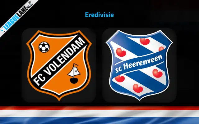 FC Volendam vs Heerenveen Prediction & Betting Tips