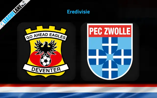 Go Ahead Eagles vs PEC Zwolle Prediction & Betting Tips