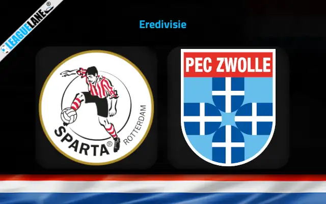 Sparta Rotterdam vs PEC Zwolle Prediction & Betting Tips