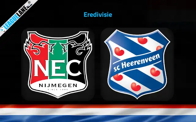 NEC Nijmegen vs Heerenveen Prediction & Betting Tips