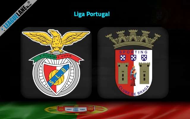 Benfica vs Braga Prediction & Betting Tips