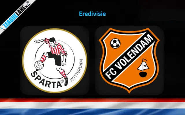 Sparta Rotterdam vs FC Volendam Prediction & Betting Tips