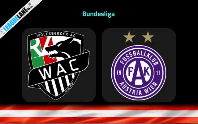 Wolfsberger vs Austria Vienna Prediction and Match Preview