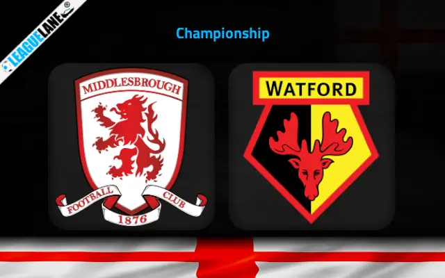 Middlesbrough vs Watford Prediction & Betting Tips