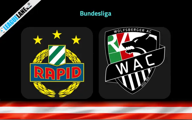 Rapid Wien vs Wolfsberger Prediction & Betting Tips
