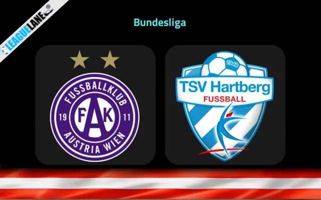 Austria Wien vs Hartberg Prediction & Betting Tips