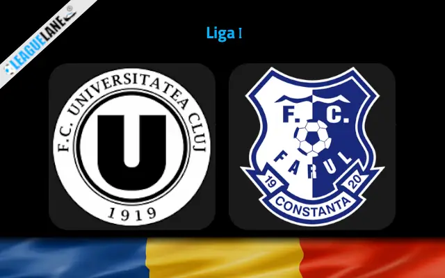 Universitatea Cluj vs Farul Constanta Prediction & Betting Tips