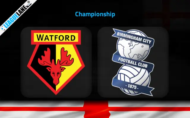 Watford vs Birmingham Prediction & Betting Tips
