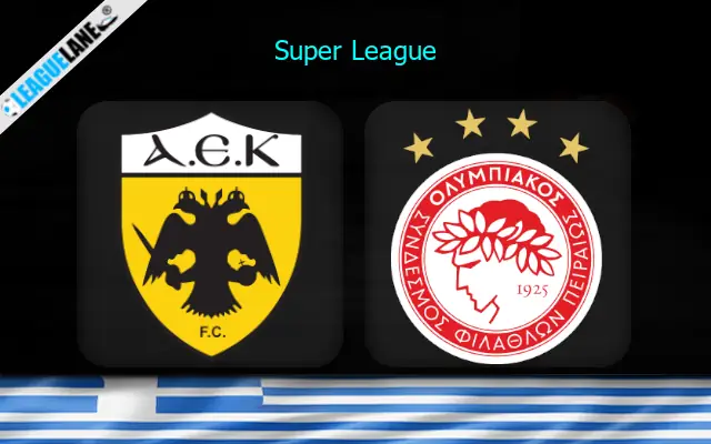 AEK Athens vs Olympiacos Prediction & Betting Tips