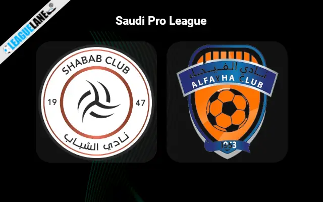 Al Shabab vs Al-Fayha Prediction & Betting Tips