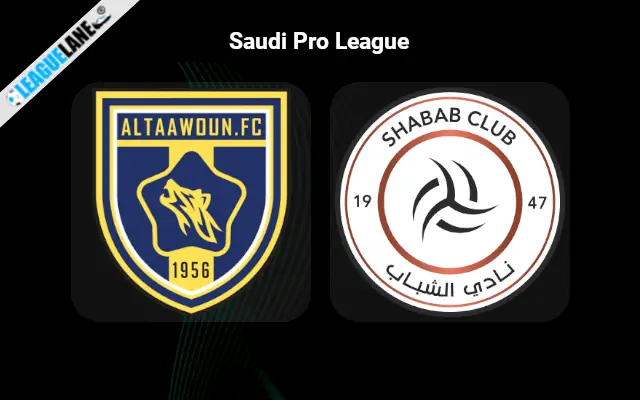 Al Taawoun vs Al Shabab Prediction & Betting Tips