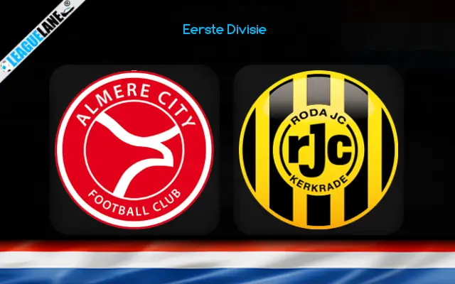 Almere vs Roda Prediction & Betting Tips