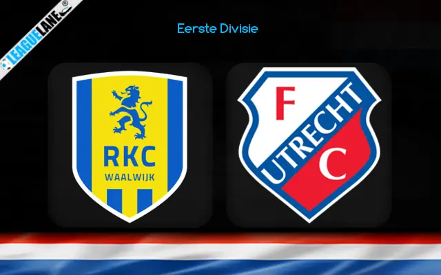 Waalwijk vs Jong Utrecht Prediction & Betting Tips