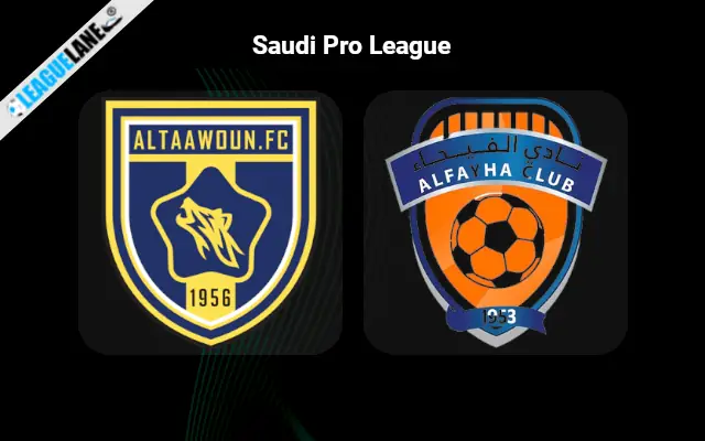 Al Taawoun vs Al-Fayha Prediction & Betting Tips