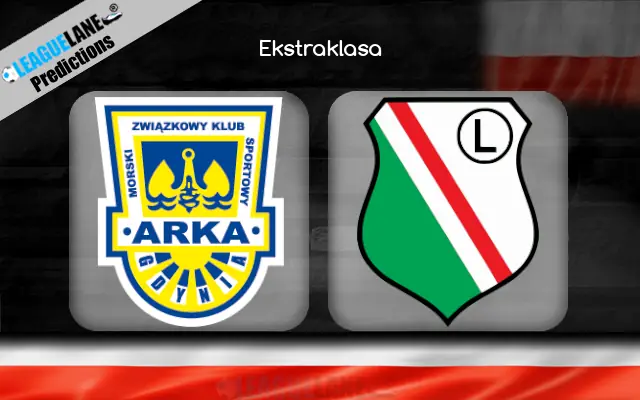 Arka Gdynia vs Legia Warsaw Prediction & Betting Tips