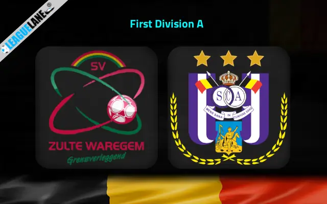 Zulte Waregem vs Anderlecht Prediction & Betting Tips