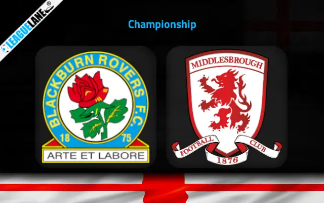 Blackburn vs Middlesbrough Prediction & Betting Tips