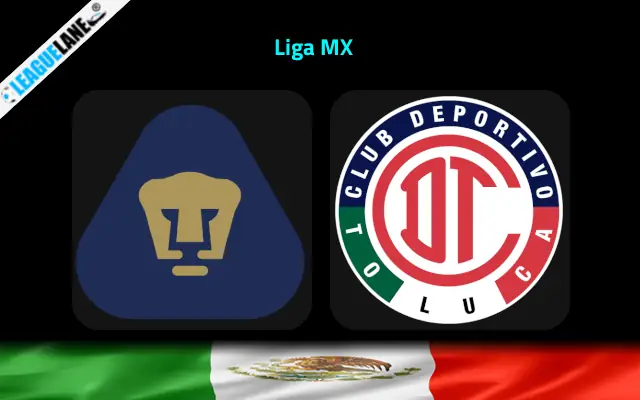 Pumas vs Toluca Prediction & Betting Tips