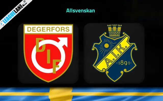 Degerfors vs AIK Prediction & Betting Tips