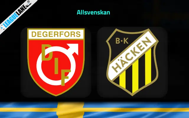 Degerfors vs Hacken Prediction & Betting Tips