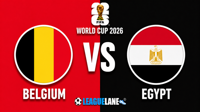 Belgium vs Egypt Prediction & Betting Tips