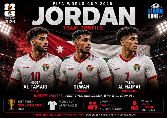 Jordan World Cup 2026 Team Profile - Squad, Key Players and Predictions