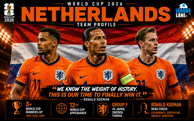 Netherlands World Cup 2026 Team Profile - Squad, Key Players and Predictions