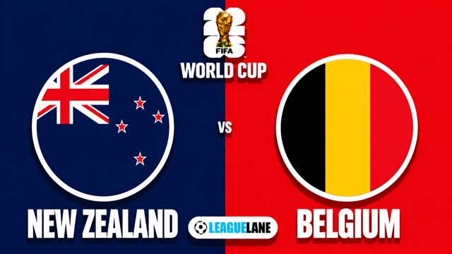 New Zealand vs Belgium Prediction, Betting Tips & Match Preview