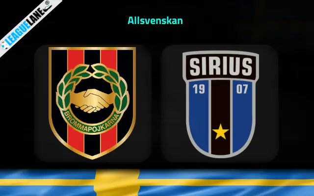 Brommapojkarna vs Sirius Prediction & Betting Tips